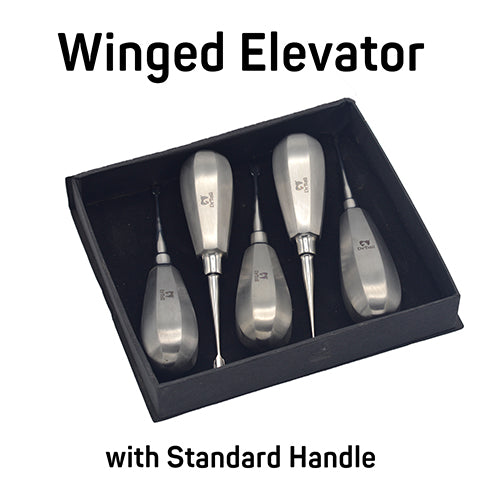 Winged Elevator 5 pcs Kit, Small Handle