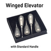 Dr Tail Winged Elevator 5-Piece Kit, Small Handle (2mm-6mm)

