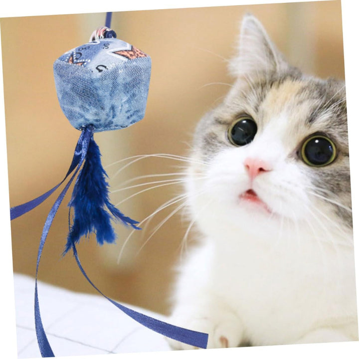 Interactive Set of 4 Sticks Pet Cat Toy 2