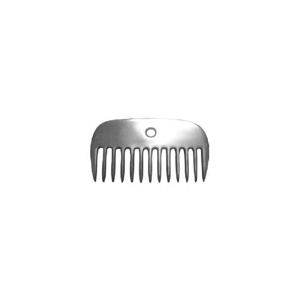 Dr Tail Mane & Tail Comb – 4-inch Polished Aluminum